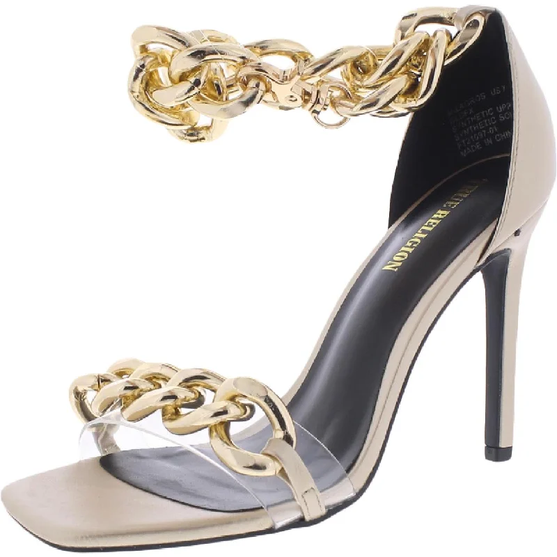 Fashionable Everyday Shoes True Religion Milagros Women's Faux Leather Chain Trim Dress Sandals Fashionable Everyday Shoes True Religion Milagros Women's Faux Leather Chain Trim Dress Sandals