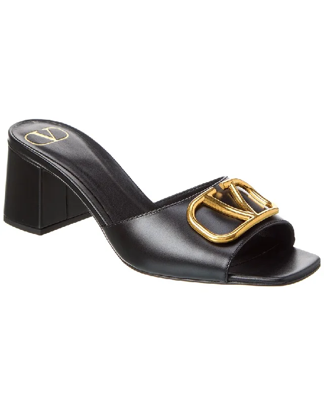 Women's Effortless Slip-Ons Valentino VLogo 60 Leather Sandal