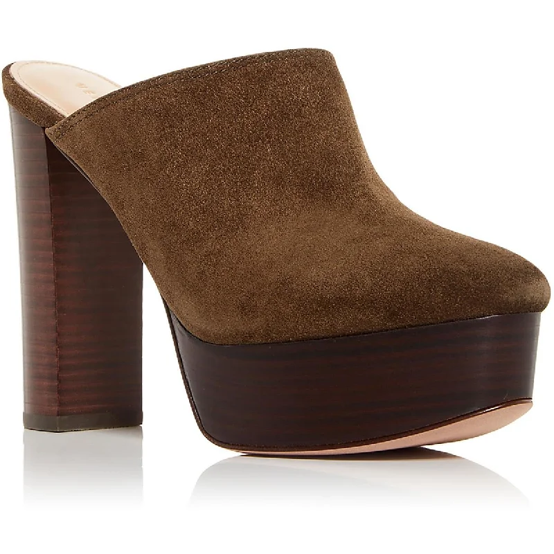 Mega Sales Veronica Beard Womens Maren Suede Mule Platform Heels