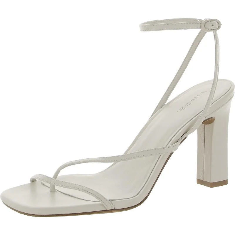 Forward Trendsetter Vince Womens QIANA Ankle Strap Open Toe Pumps