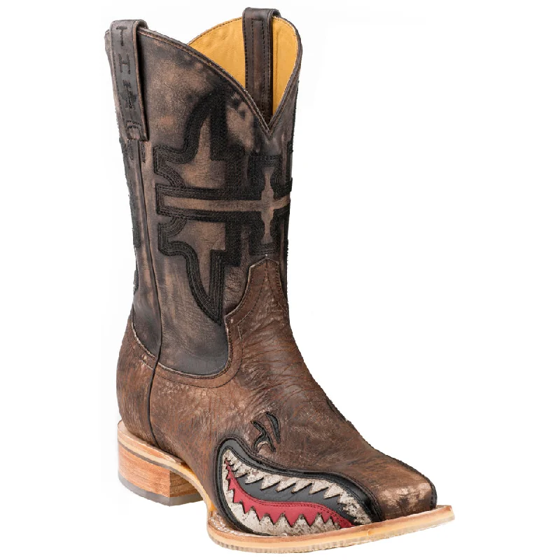 Comfortable Fashionable Shoes Warhawk Square Toe Cowboy Boots