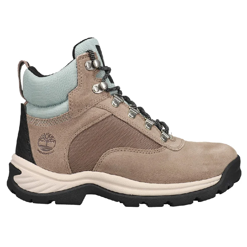 Women's Cozy Winter Boots White Ledge Waterproof Round Toe Hiking Boots