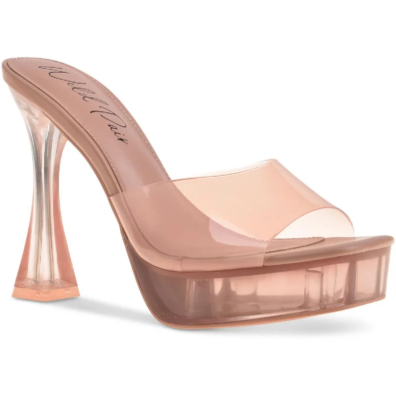 Final Sale Wild Pair Womens Regeena Peep-Toe Dressy Platform Sandals