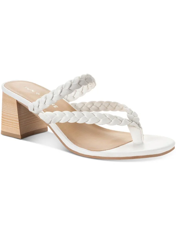 Fast Fashion Favorites Winnie Womens Braided Slip On Slide Sandals