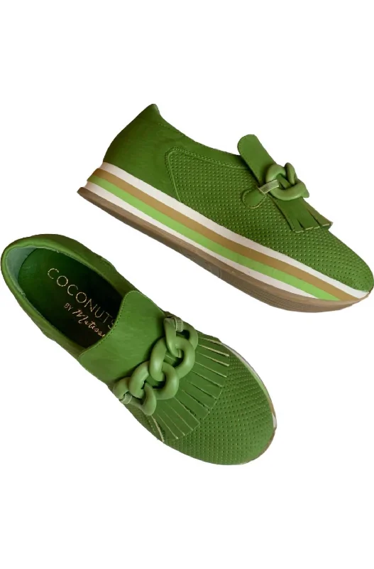 Women's Bess Platform Sneaker In Green