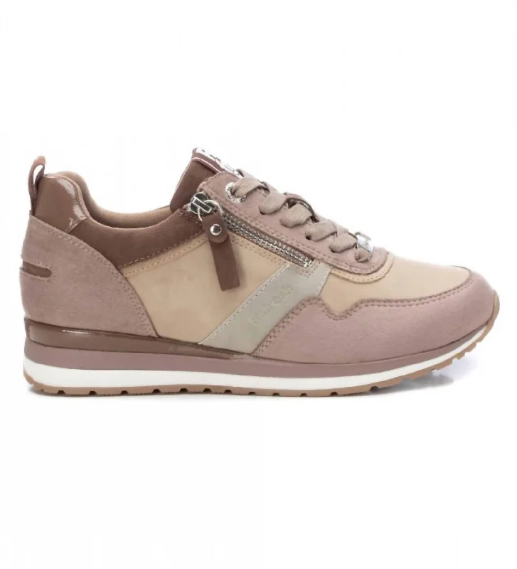 Women's Casual Sneakers In Beige