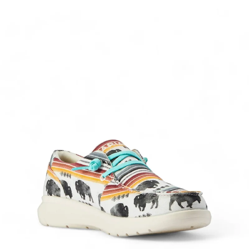 Women's Hilo Shoes In Buffalo Print