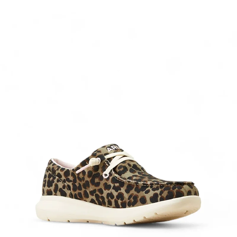 Women's Hilo Shoes In Olive Leopard