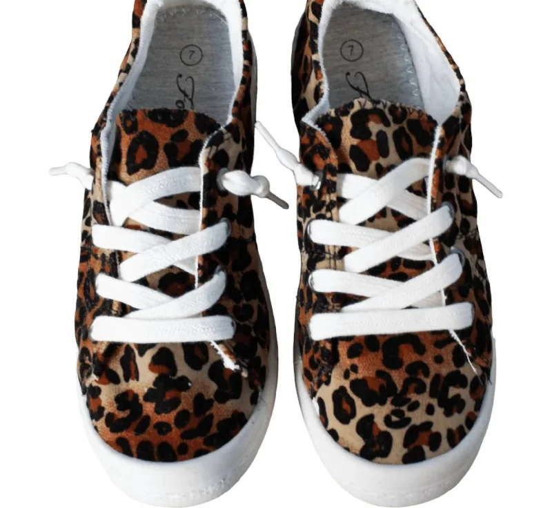 Women's Kickin' It Sneaker In Leopard