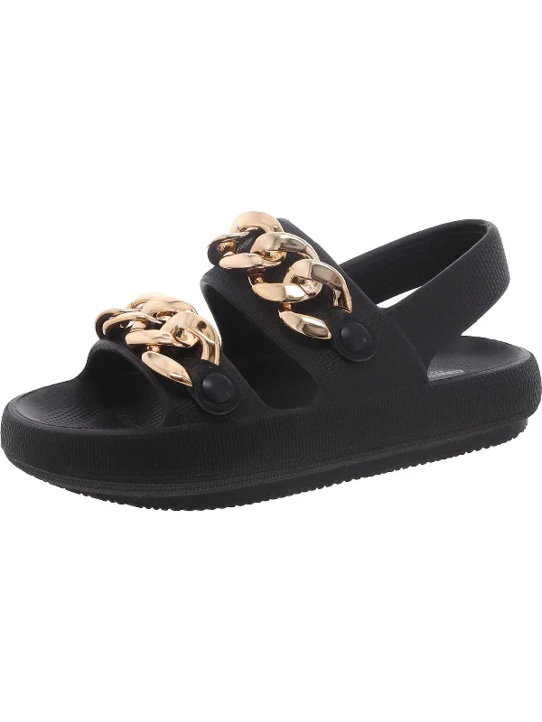 Womens Open Toe Casual Slingback Sandals