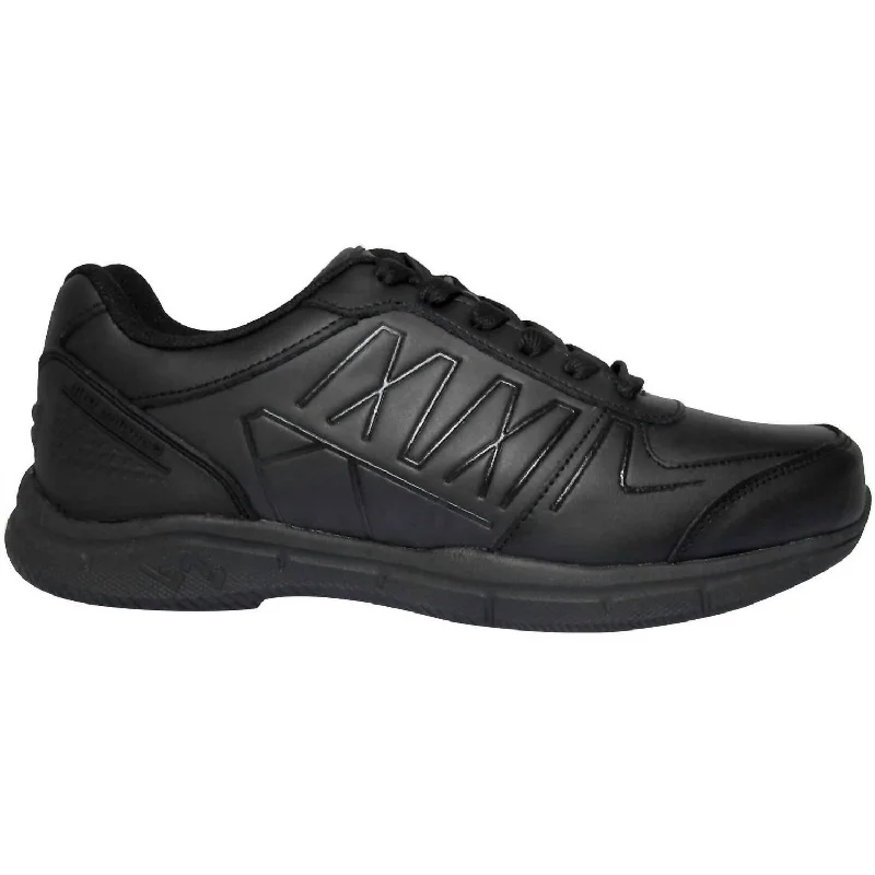 Women's Slip Resistant Shoes - Medium Width In Black