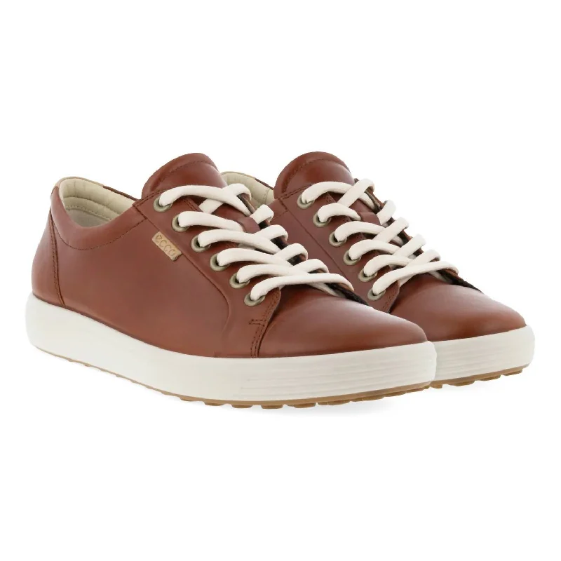 Women's Sneaker In Cognac