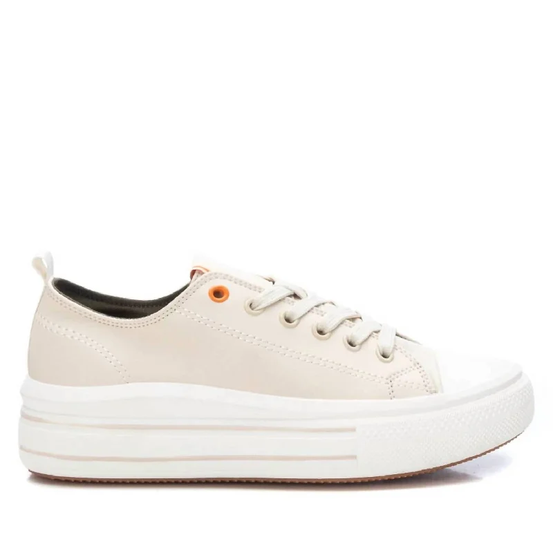 Women's Sneakers In Beige