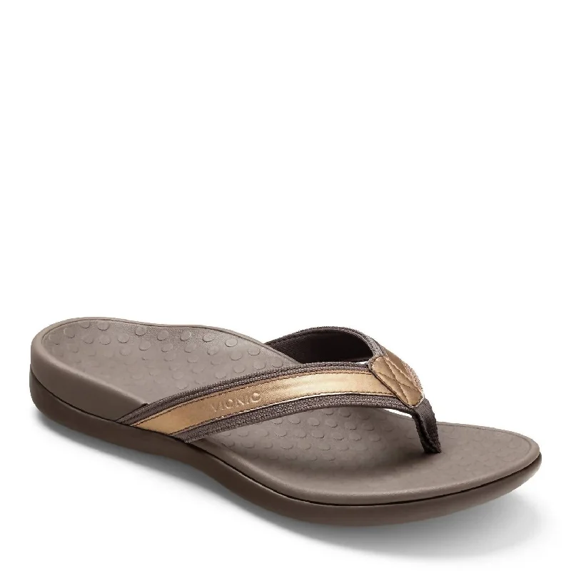 Women's Tide Ii Sandal - Medium Width In Bronze Metallic