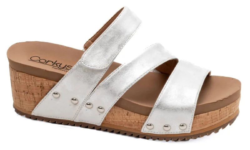 Women's Voyage Sandal In Silver