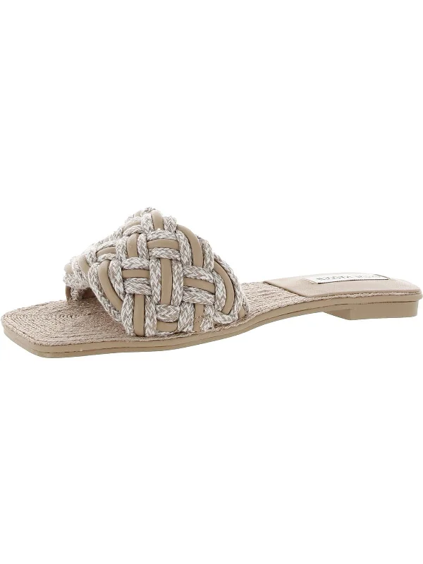 Fashion Essentials Zeal Womens Flat Slip On Slide Sandals