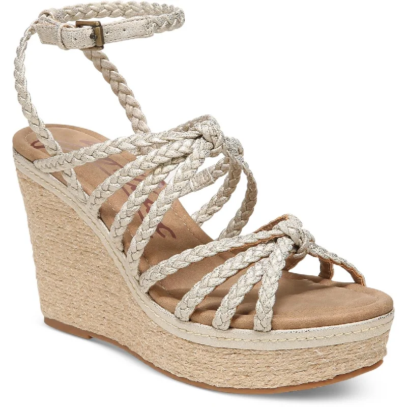 Edgy Fashion Deals Zodiac Womens SHANA-ESPAD Braided Platform Wedge Heels