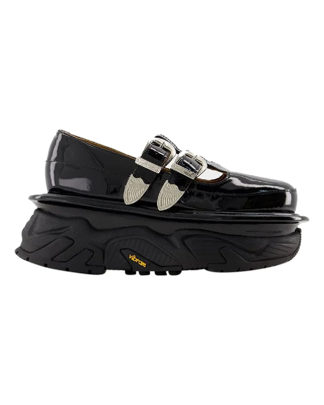 Fresh Fashion Discounts Aj1316 Loafers - Toga Pulla - Leather - Black