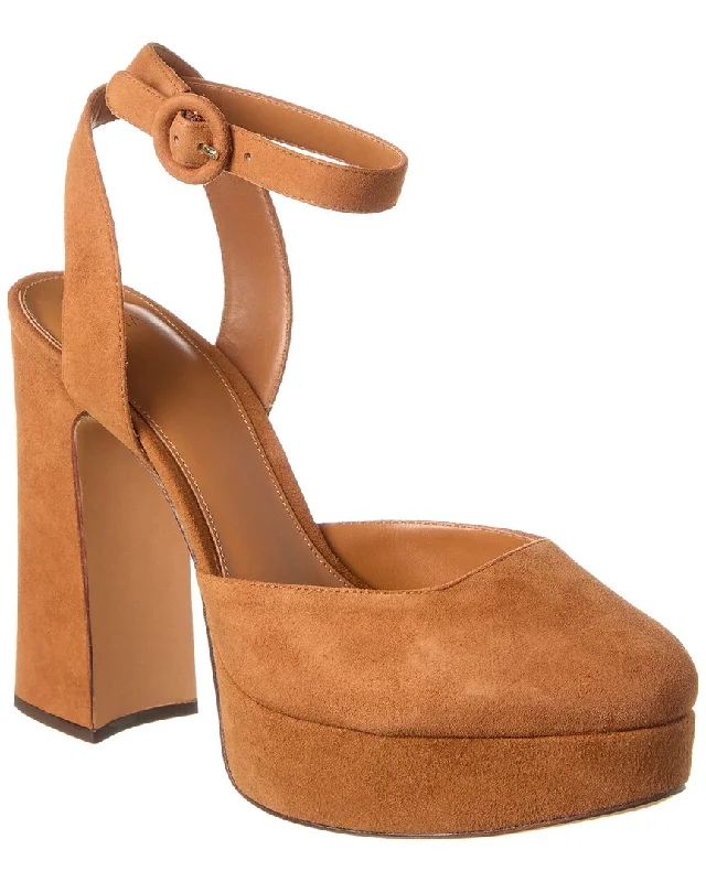 Alexandre Birman Clarita Vita 120 Suede Platform Pump