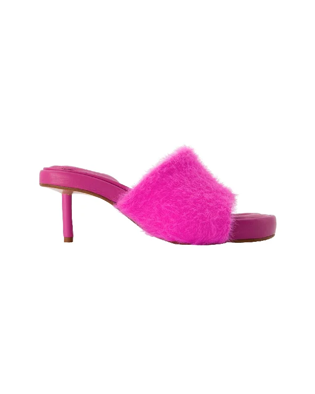 Breathable Shoes Argilla Mules in Pink Polyamide