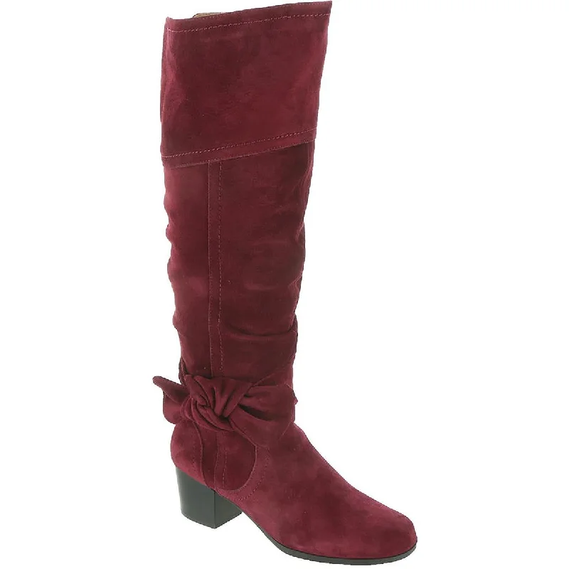 Feminine Fashion Sale Array Womens Sassy Suede Round Toe Knee-High Boots