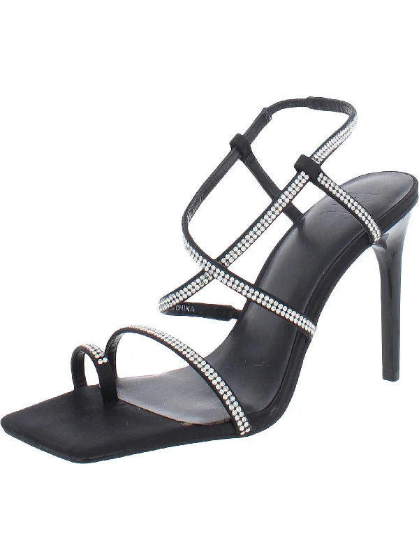 Arti Womens Strappy Open Toe Heels