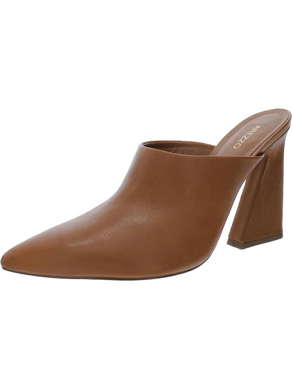 Avery Womens Leather Mules