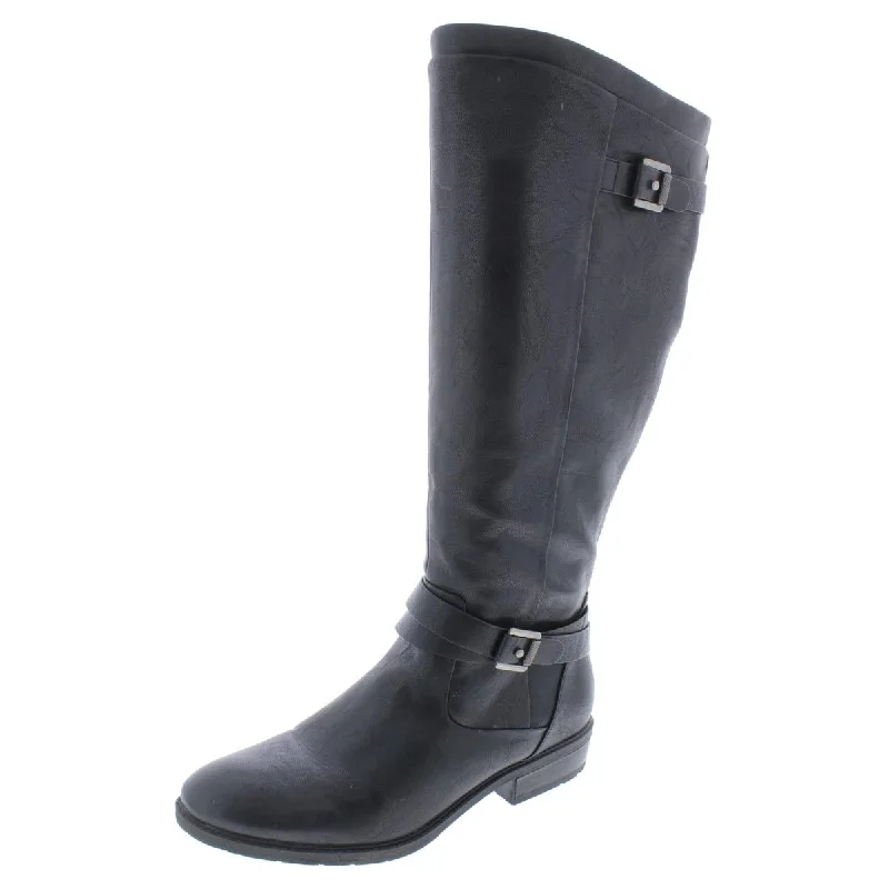 Feminine Luxe Style Sale Baretraps Womens Yalina2 Wide Calf Faux Leather Riding Boots Feminine Luxe Style Sale Baretraps Womens Yalina2 Wide Calf Faux Leather Riding Boots