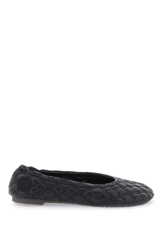 Fashion-Forward Offers Burberry Quilted Leather Sadler Ballet Flats