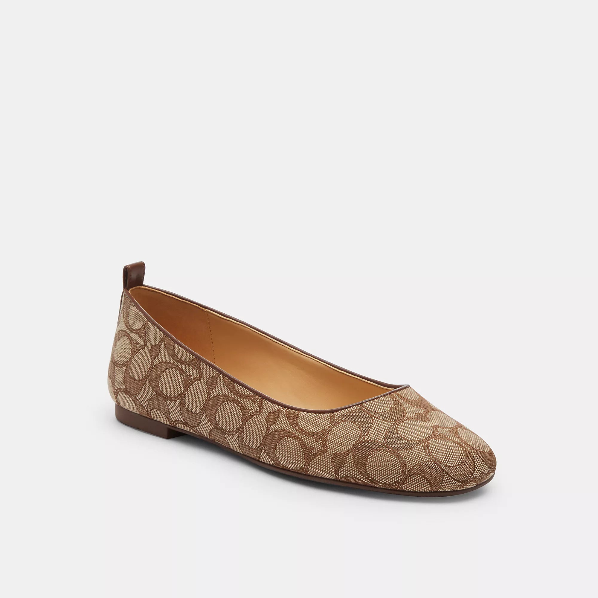 Feminine Fashion Sale Coach Outlet Wendie Ballet In Signature Jacquard