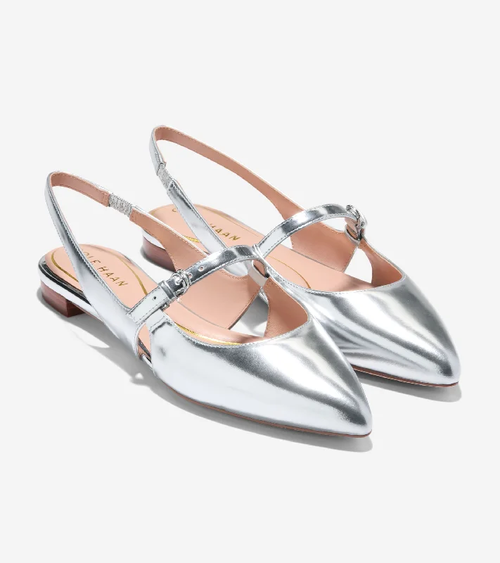 Comfortable Breathable Running Shoes Cole Haan Anya Slingback Flat