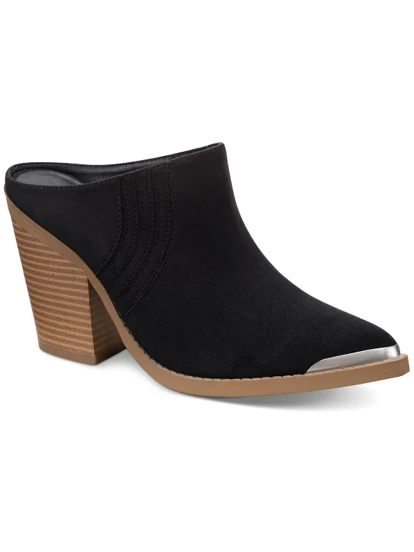 Deyzaaf Womens slip on dressy Mules