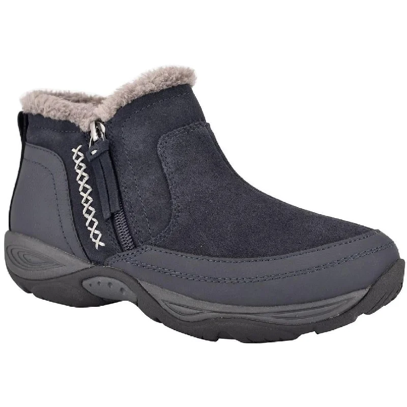Stylish Statements Easy Spirit Womens Epic Suede Water Resistant Ankle Boots