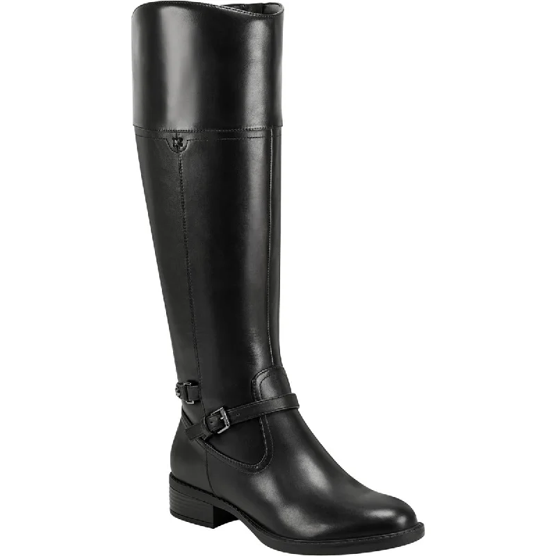 Limited-Time Shoe Deals Easy Spirit Womens Leigh Zipper Tall Riding Boots