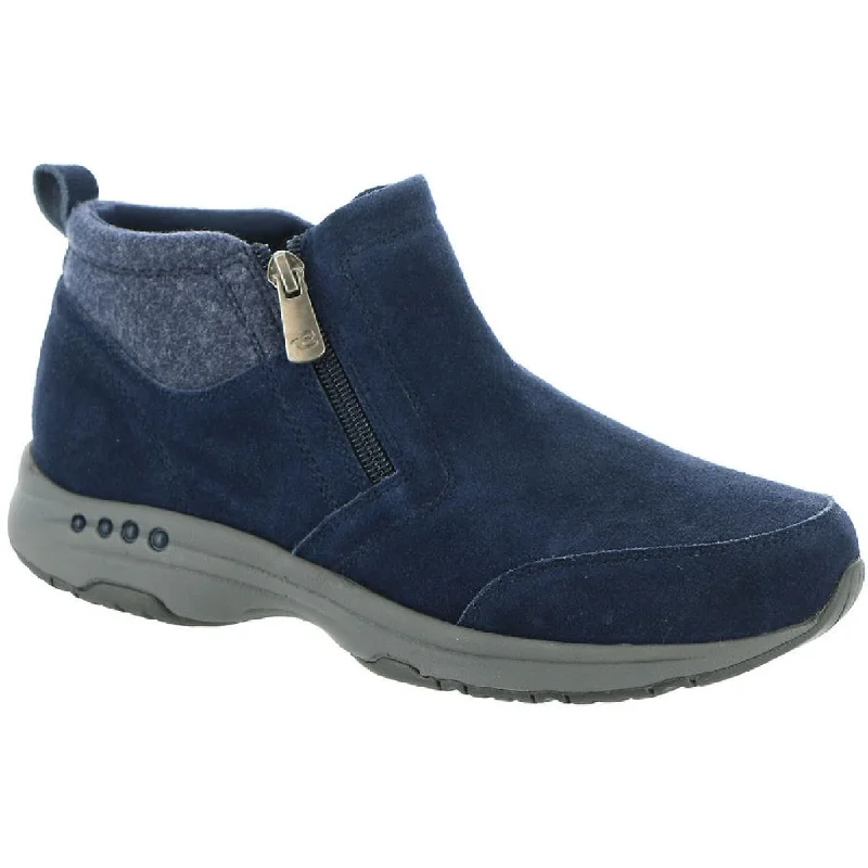 Chic Style Easy Spirit Womens Tshuffle Suede Ankle Shooties
