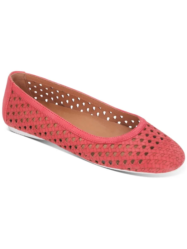 Flash Sales Today Eugene Travel Womens Leather Square Toe Ballet Flats