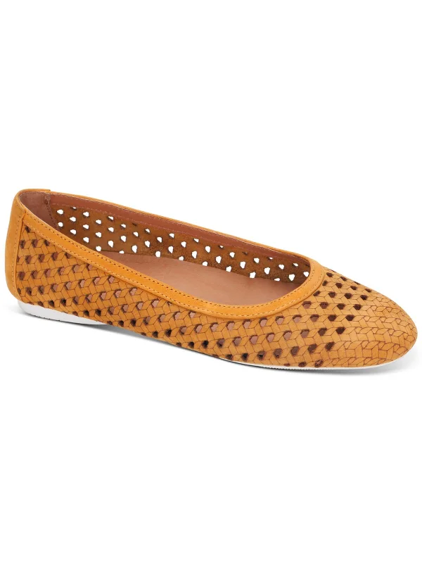 Trendy Footwear Sale Eugene Travel Womens Suede Slip On Ballet Flats