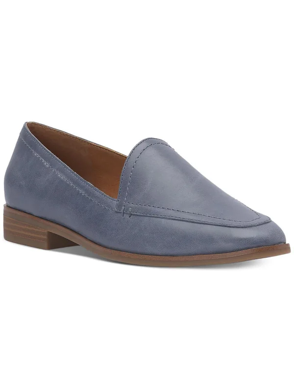 Don't Miss Out Fiana Womens Leather Slip On Loafers