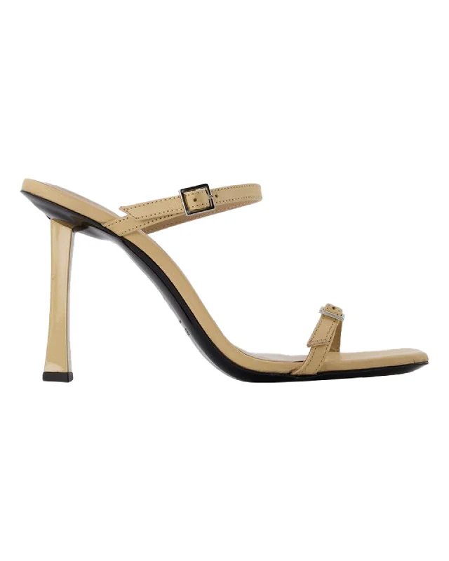 Modern Fashion Loafers Flick Mule - By Far - Kraft - Leather