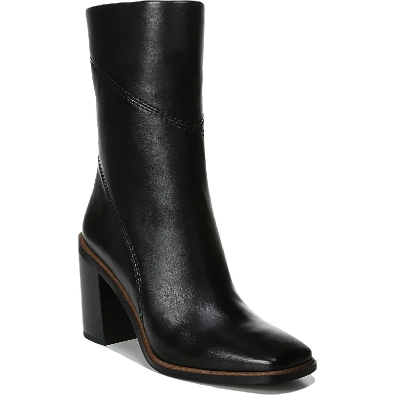 Women's Sleek Dress Shoes Franco Sarto Womens Stevie Square Toe Mid-Calf Boots