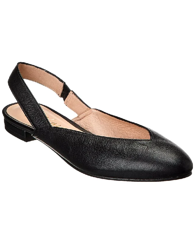 Breathable Shoes Discount French Sole Breezy Leather Slingback Flat
