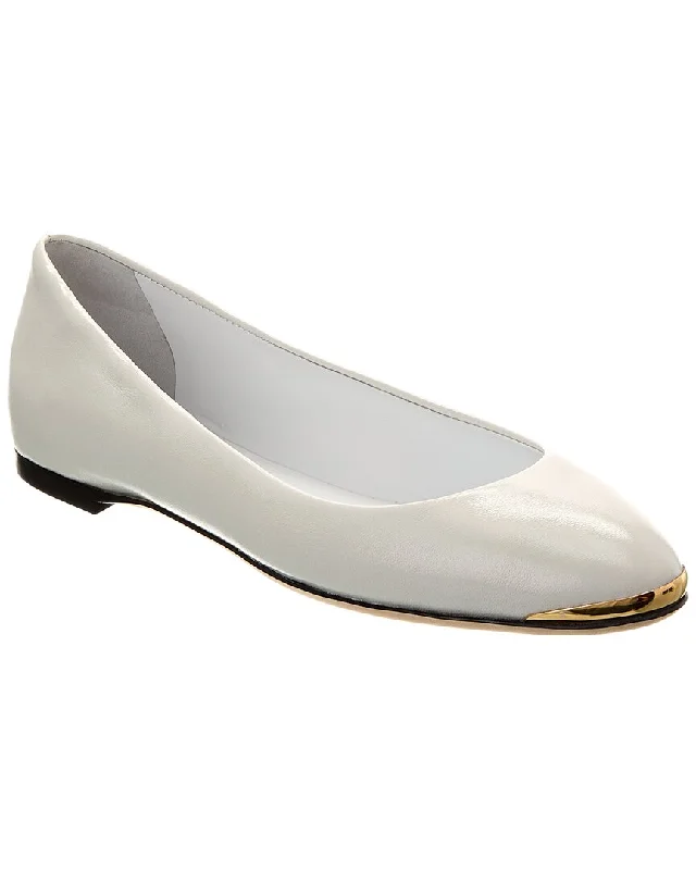 Comfortable Durable Shoes Giuseppe Zanotti Amur 2.0 Leather Flat