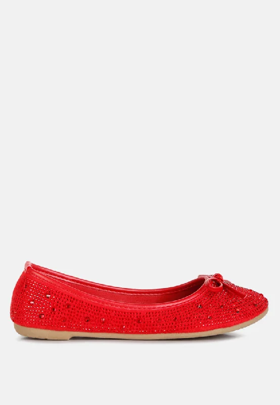 Comfort And Style Shoes Sale hosana rhinestones and stud embellished ballet flats