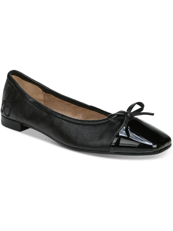 Slip-On Shoes Promotion Jaida  Womens Leather Toe Cap Ballet Flats