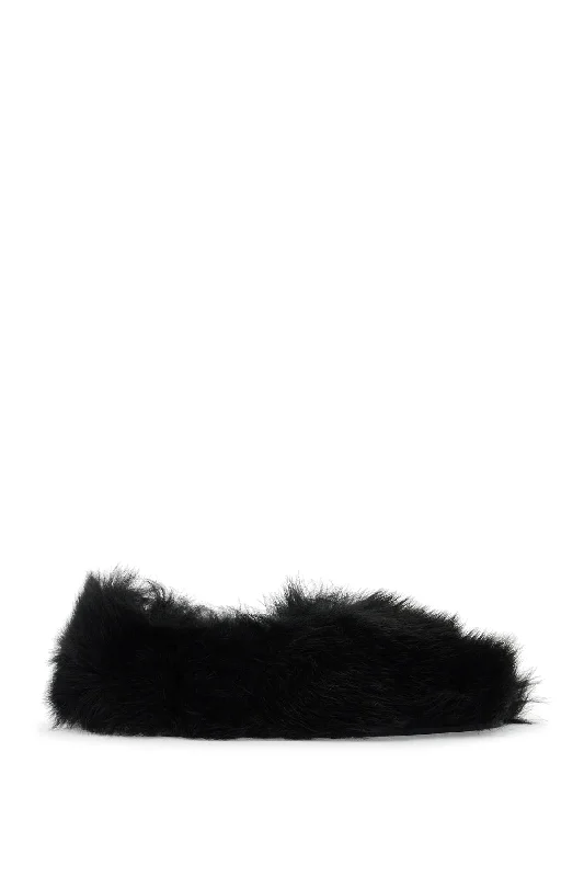 Vintage-Inspired Style Offers Jil Sander Fur-Lined Slip-On
