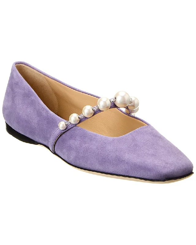 Season Offer Jimmy Choo Ade Suede Flat