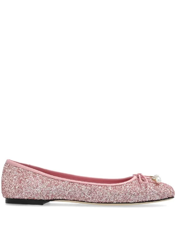 Special Offers, Don't Miss Jimmy Choo Women's Flat Shoes pink