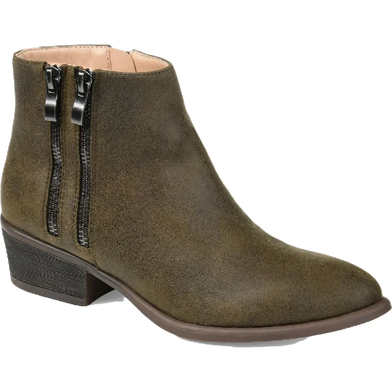 Discover Promotions Journee Collection Womens Jayda Faux Leather  Booties