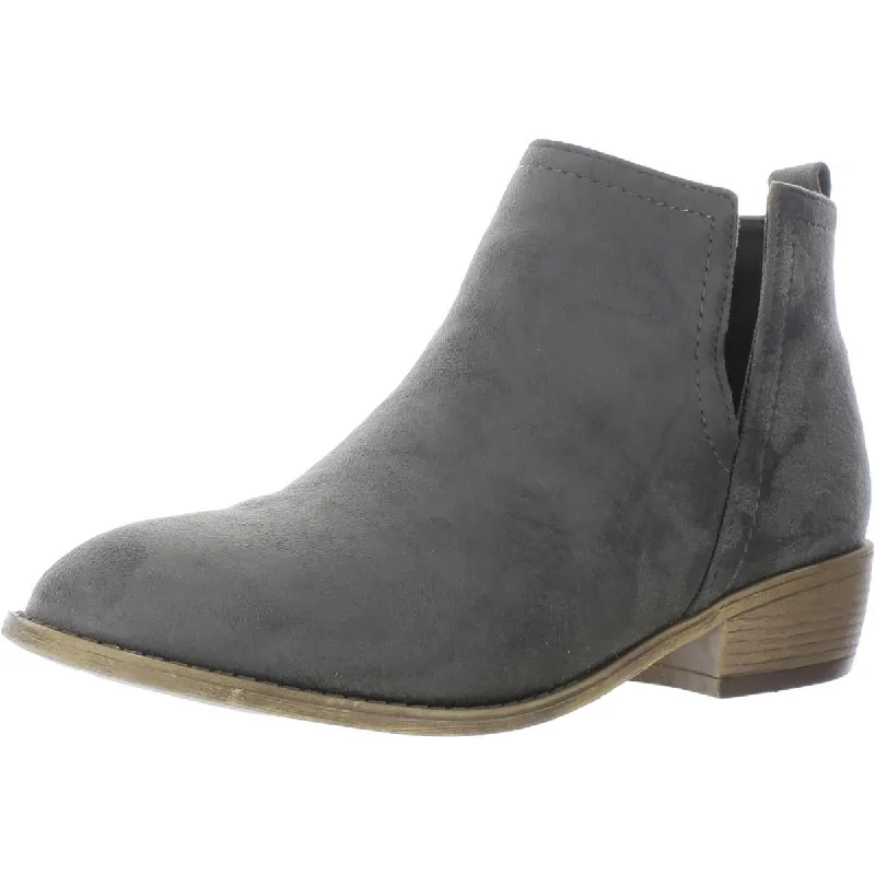 Soft Sole Shoes Journee Collection Womens Rimi Faux Suede Stacked Ankle Boots