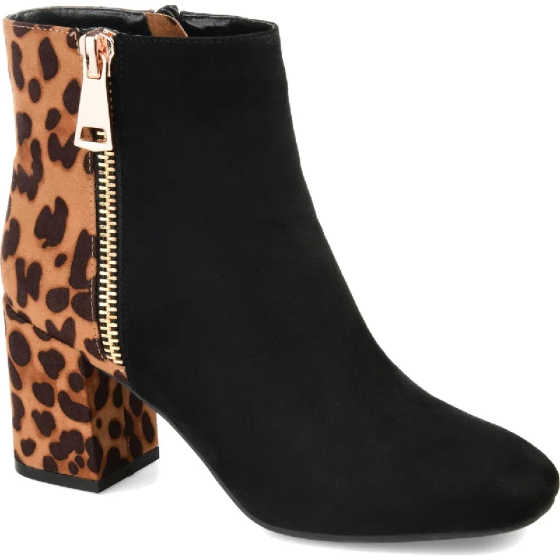 High-End Style Discounts Journee Collection Womens Sarah Mixed Media Booties Ankle Boots